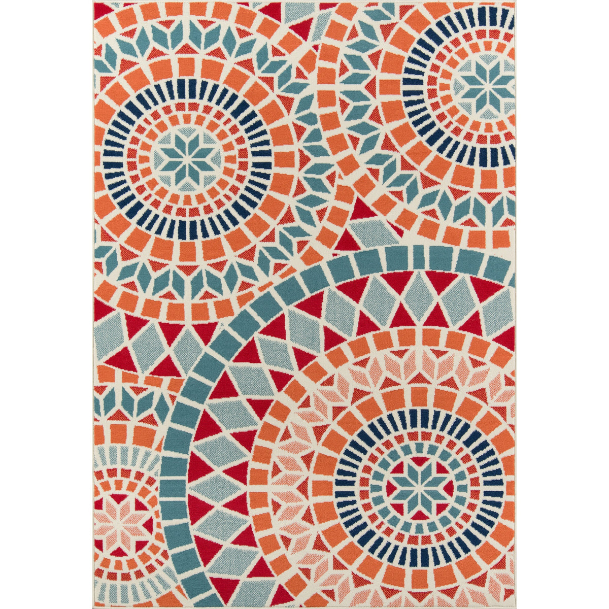 Momeni Baja Baj24 Multi Mosaic 23 Inch  X 46 Inch