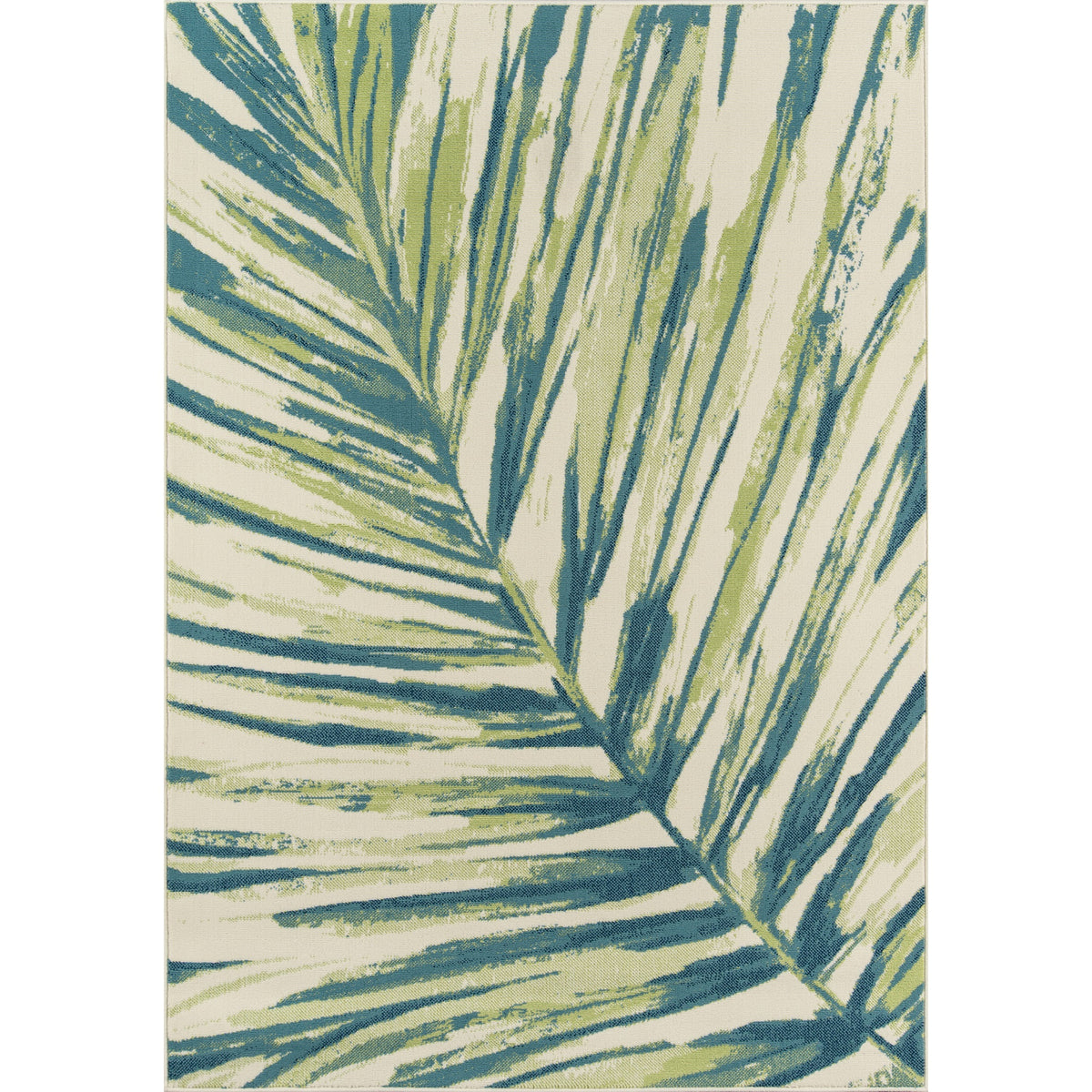 Momeni Baja Baj27 Green Palm Leaf 311 Inch  X 57 Inch