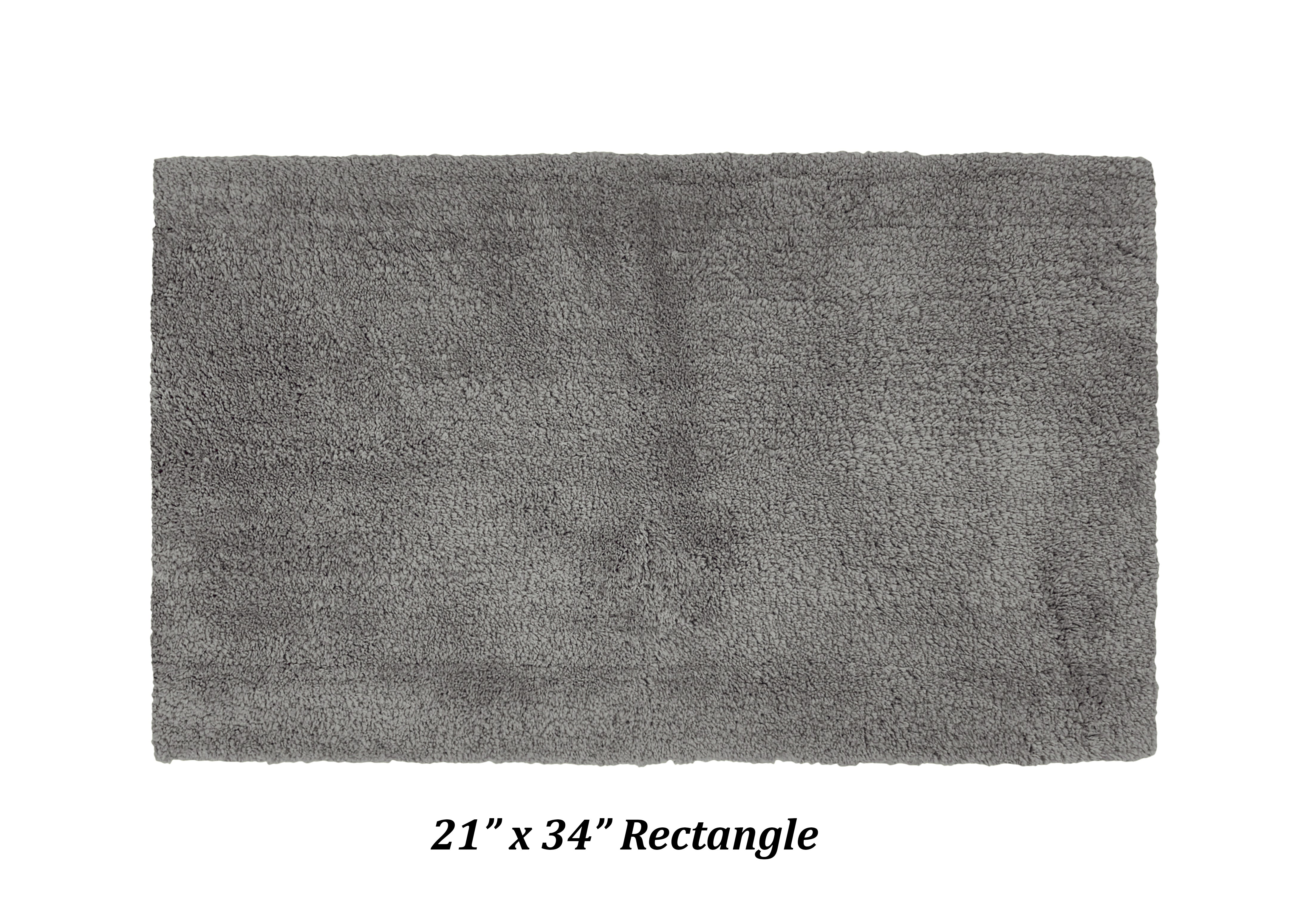 Better Trends Micro Collection Bath Mats - Soft Rug, Plush Rug, Absorbent Bath Mat, Tufted Rug, 100% Polyester Rug For Bathtubs, Rain Showers And Under The Sink - 21' X 34' Rug, L. Gray