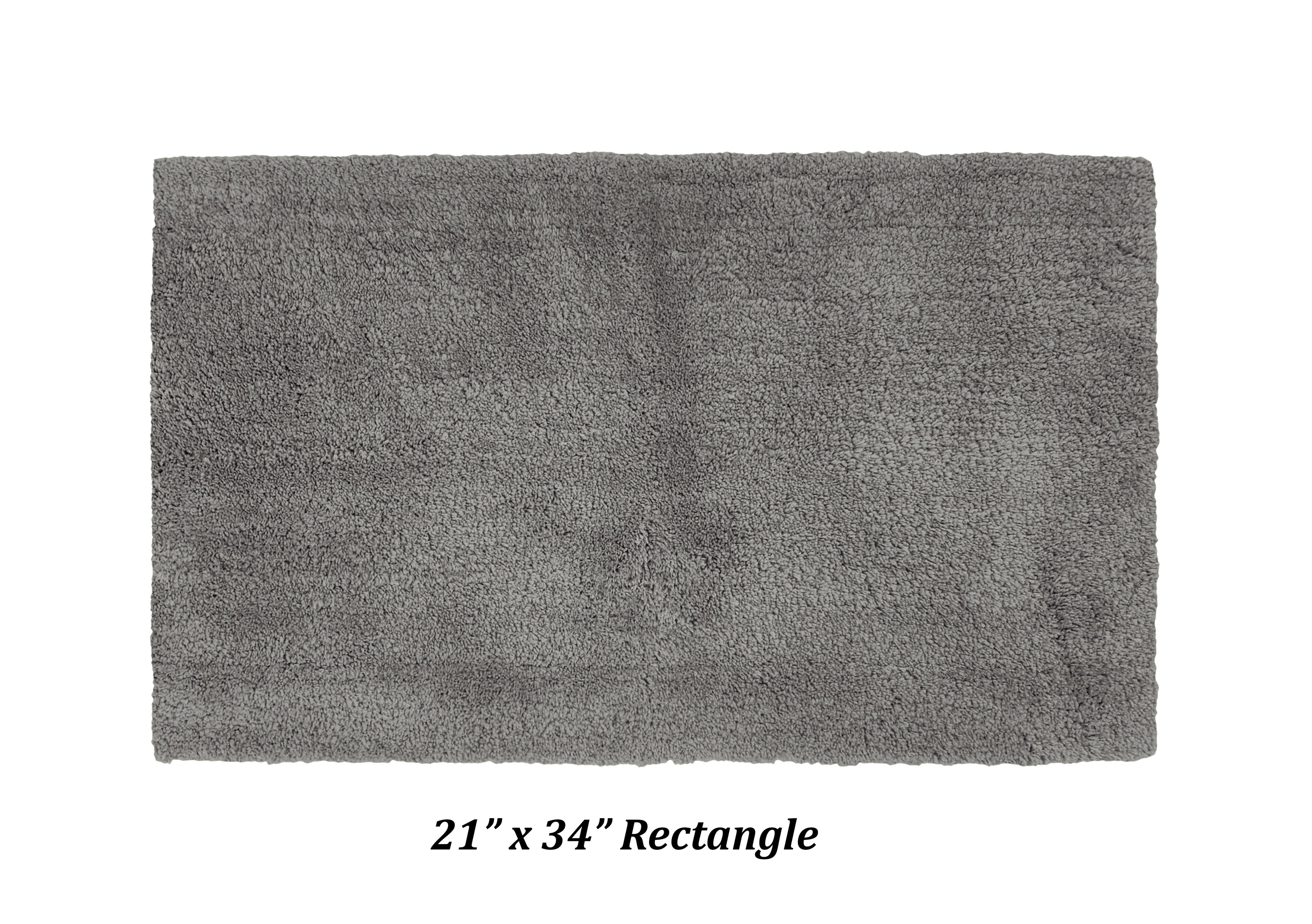 Better Trends Micro Collection Bath Mats - Soft Rug, Plush Rug, Absorbent Bath Mat, Tufted Rug, 100% Polyester Rug For Bathtubs, Rain Showers And Under The Sink - 21' X 34' Rug, L. Gray