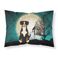 'Caroline'S Treasures Halloween Scary Entlebucher Fabric Standard Pillowcase Bb2228Pillowcase, Multicolor'