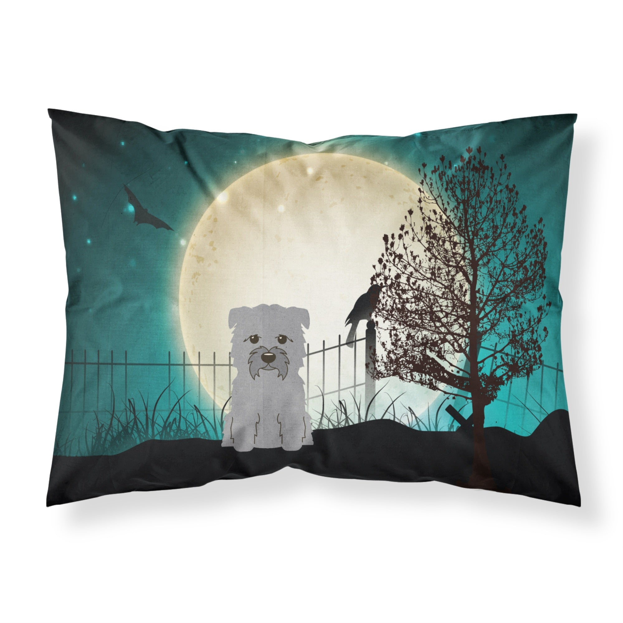 'Caroline'S Treasures Halloween Scary Glen Of Imal Grey Fabric Standard Pillowcase Bb2249Pillowcase, Multicolor'