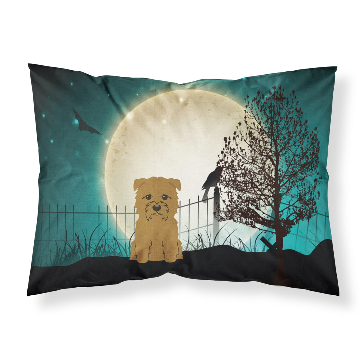 Caroline'S Treasures Halloween Scary Glen Of Imal Tan Fabric Standard Pillowcase Bb2250Pillowcase