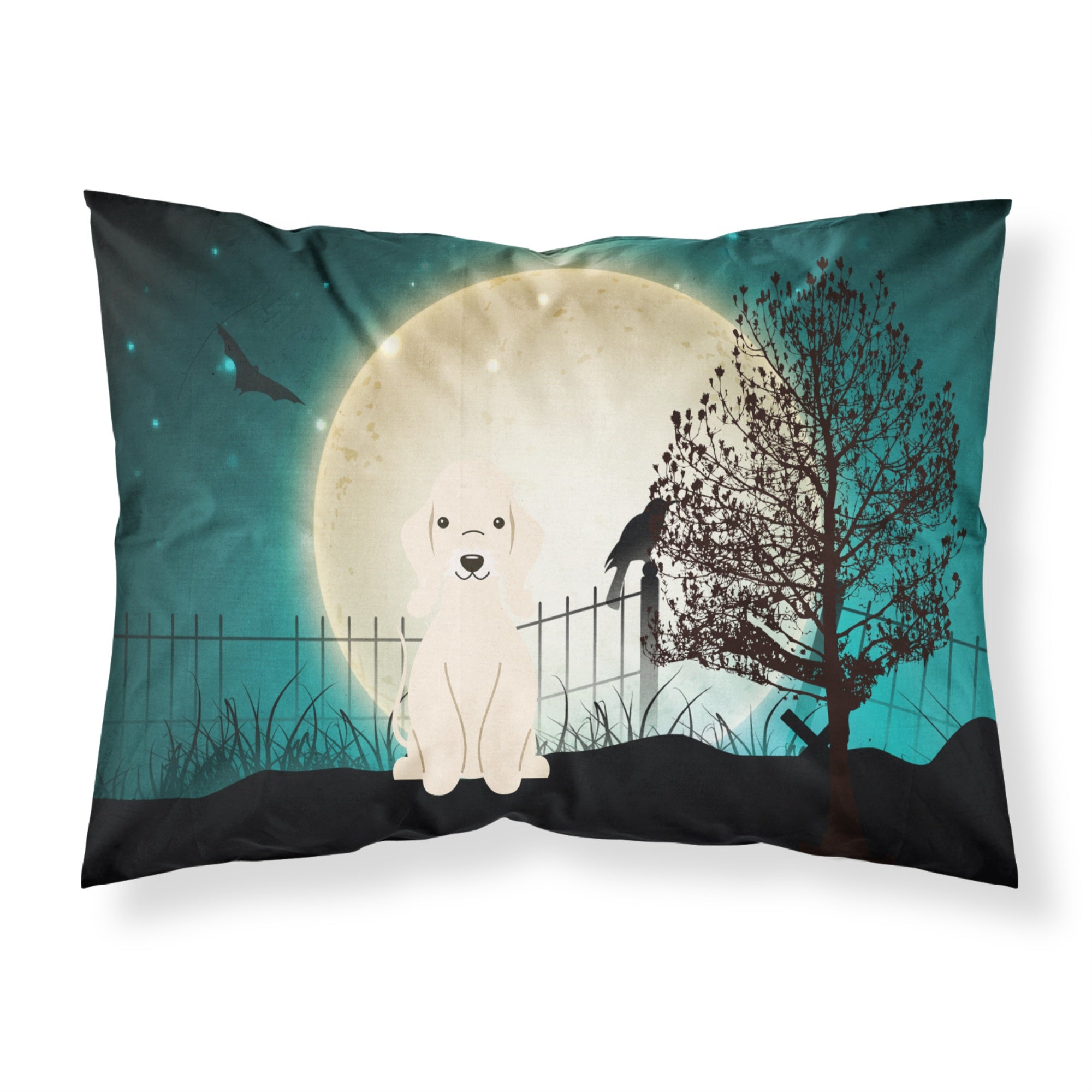 Caroline'S Treasures Halloween Scary Bedlington Terrier Sandy Fabric Standard Pillowcase Bb2281Pillowcase