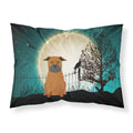 'Caroline'S Treasures Halloween Scary Chinese Chongqing Dog Fabric Standard Pillowcase Bb2301Pillowcase, Multicolor'