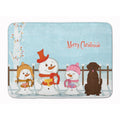 Carolines Treasures Christmas Carolers Chocolate Labrador Floor Mat, 19 x 27, Multicolor