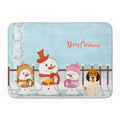 Carolines Treasures Christmas Petit Basset Griffon Veenden Floor Mat, 19 x 27, Multicolor