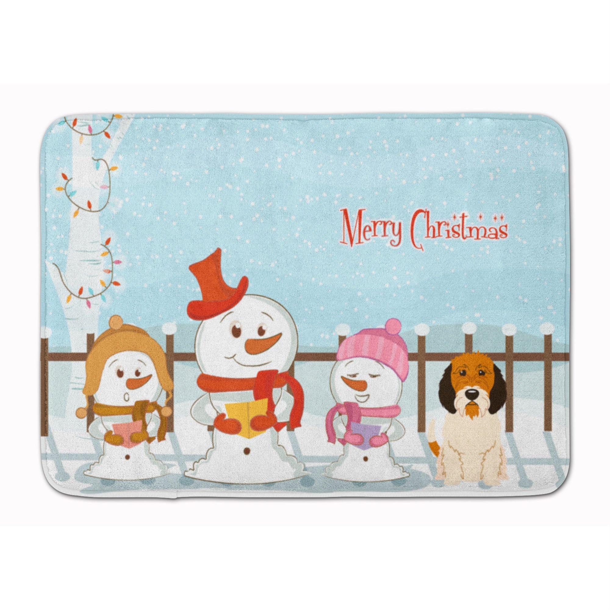 Carolines Treasures Christmas Petit Basset Griffon Veenden Floor Mat, 19 x 27, Multicolor