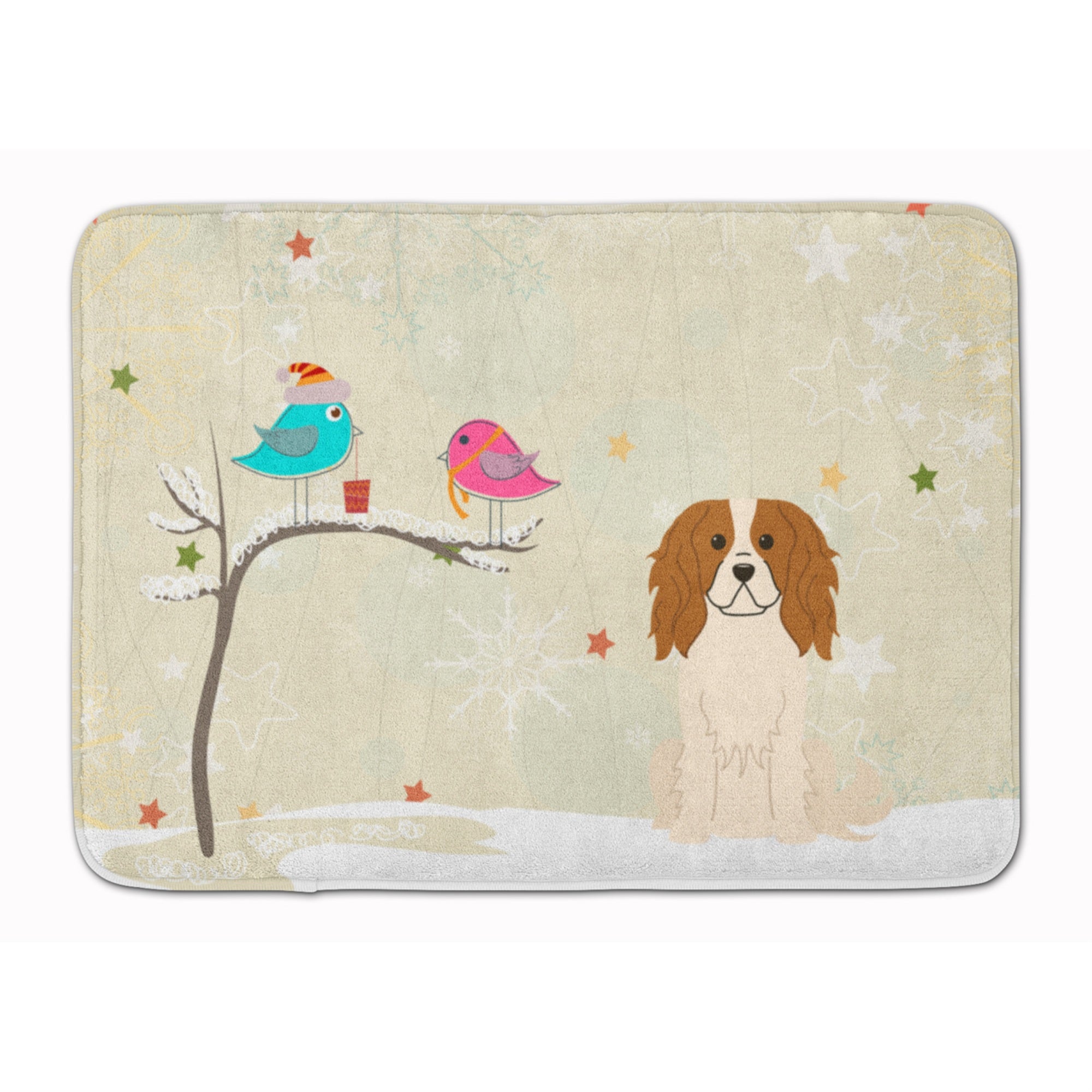 Carolines Treasures Christmas Presents Cavalier Spaniel Floor Mat, 19 x 27, Multicolor
