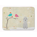 Carolines Treasures Christmas Bedlington Terrier Blue Floor Mat, 19 x 27, Multicolor