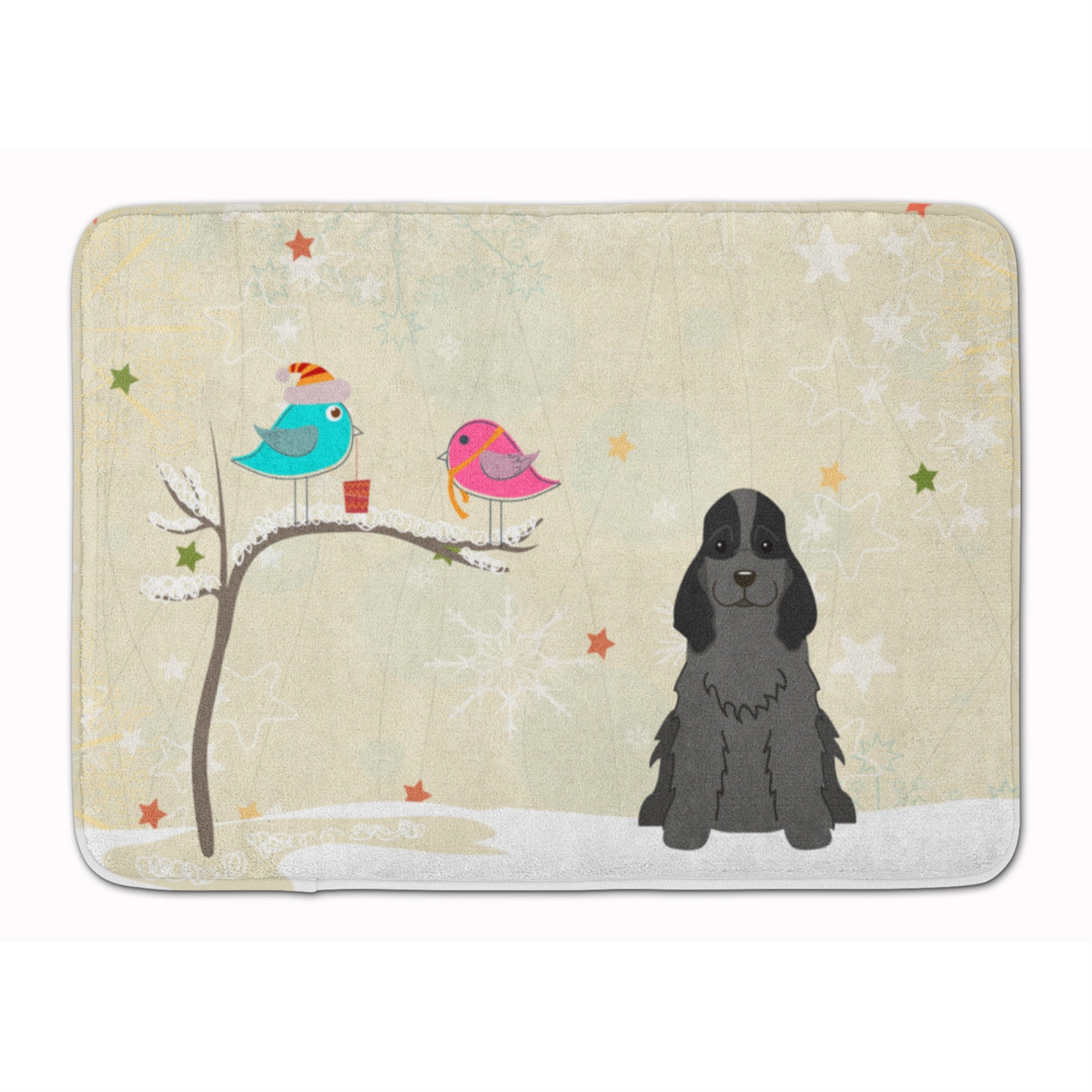 Carolines Treasures Christmas Presents Cocker Spaniel Black, 19 x 27, Multicolor