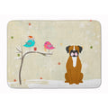 Carolines Treasures Christmas Presents Flashy Fawn Boxer Floor Mat, 19 x 27, Multicolor