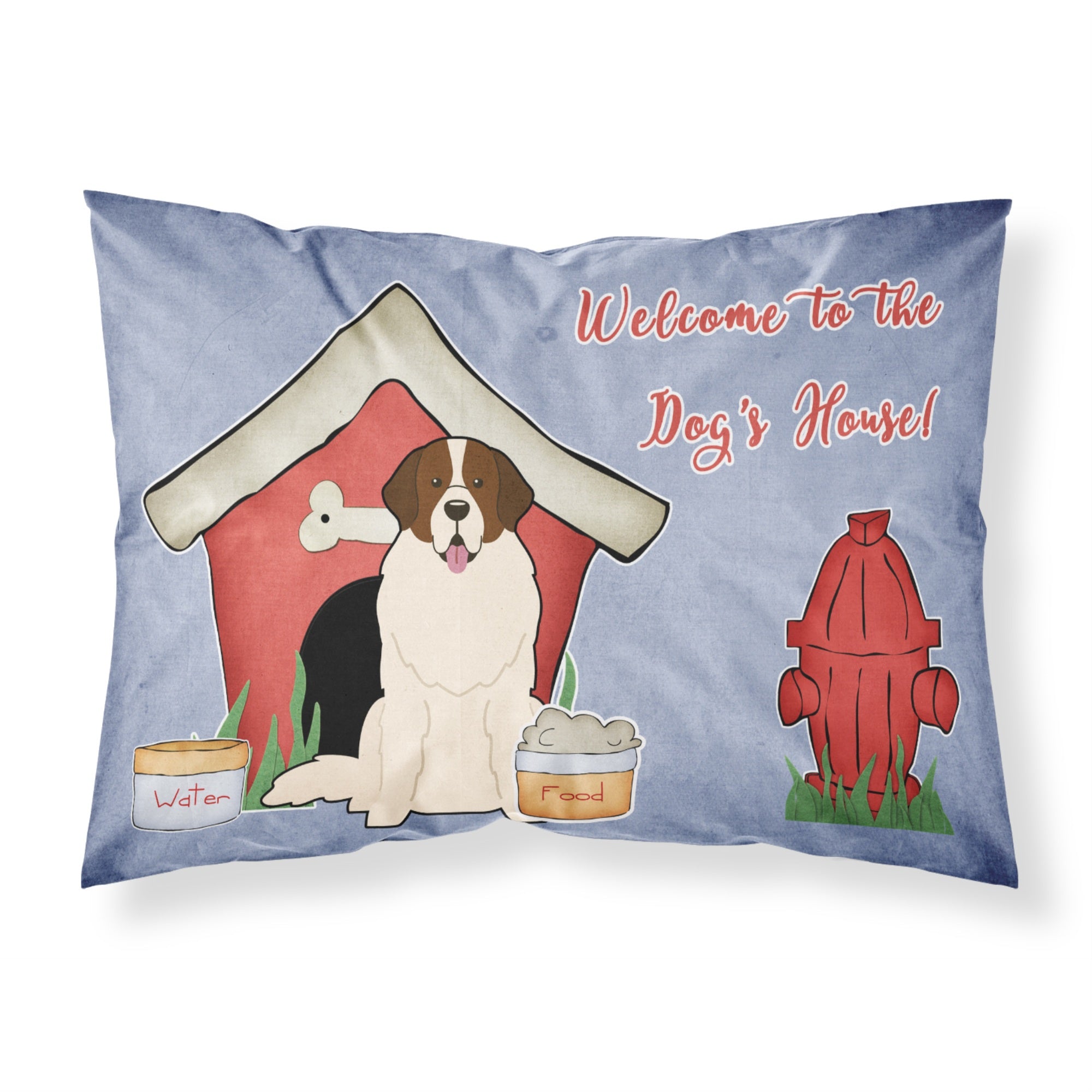 Caroline'S Treasures Dog House Collection Moscow Watchdog Fabric Standard Pillowcase Bb2781Pillowcase