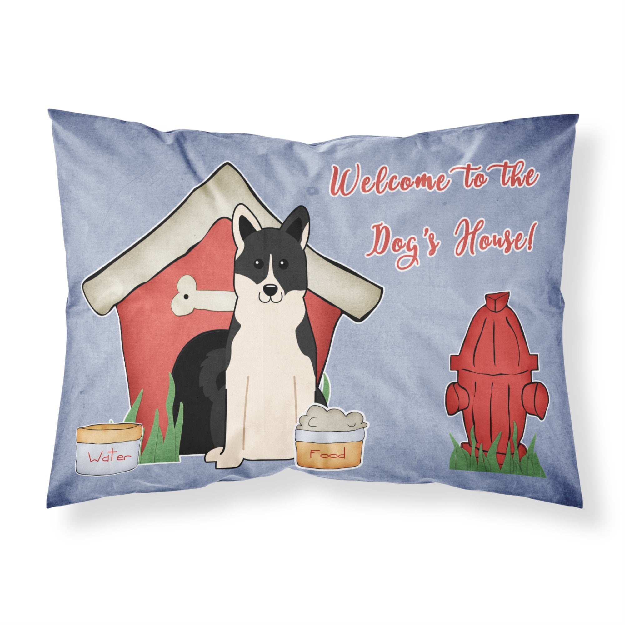 'Caroline'S Treasures Dog House Collection Russo-European Laika Spitz Fabric Standard Pillowcase Bb2783Pillowcase, Multicolor'