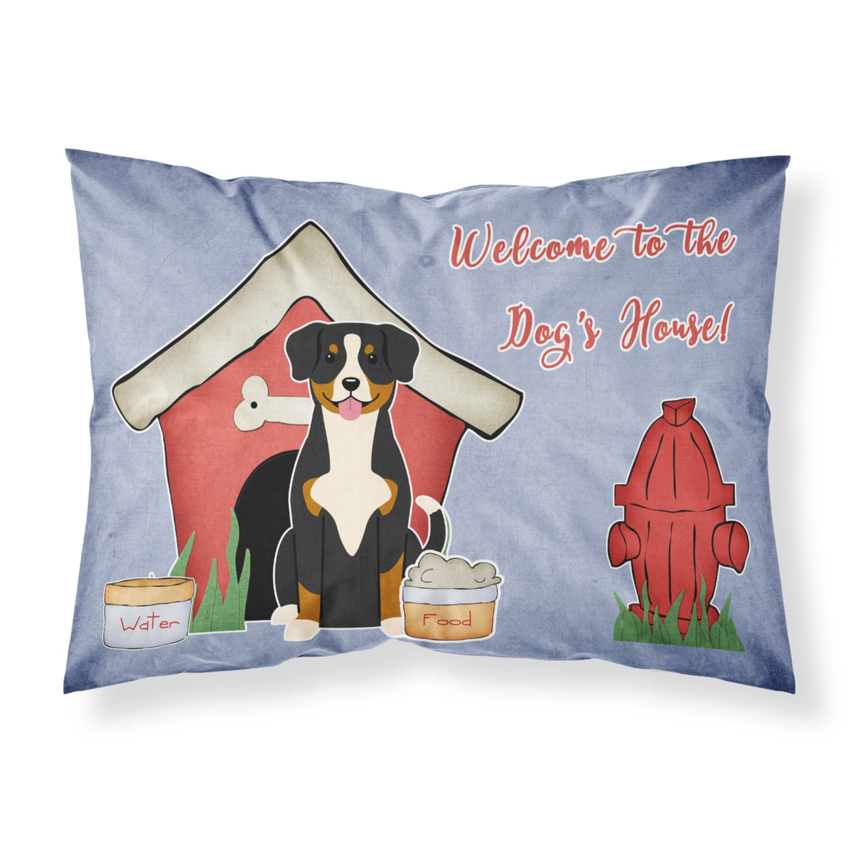 'Caroline'S Treasures Dog House Collection Entlebucher Fabric Standard Pillowcase Bb2792Pillowcase, Multicolor'