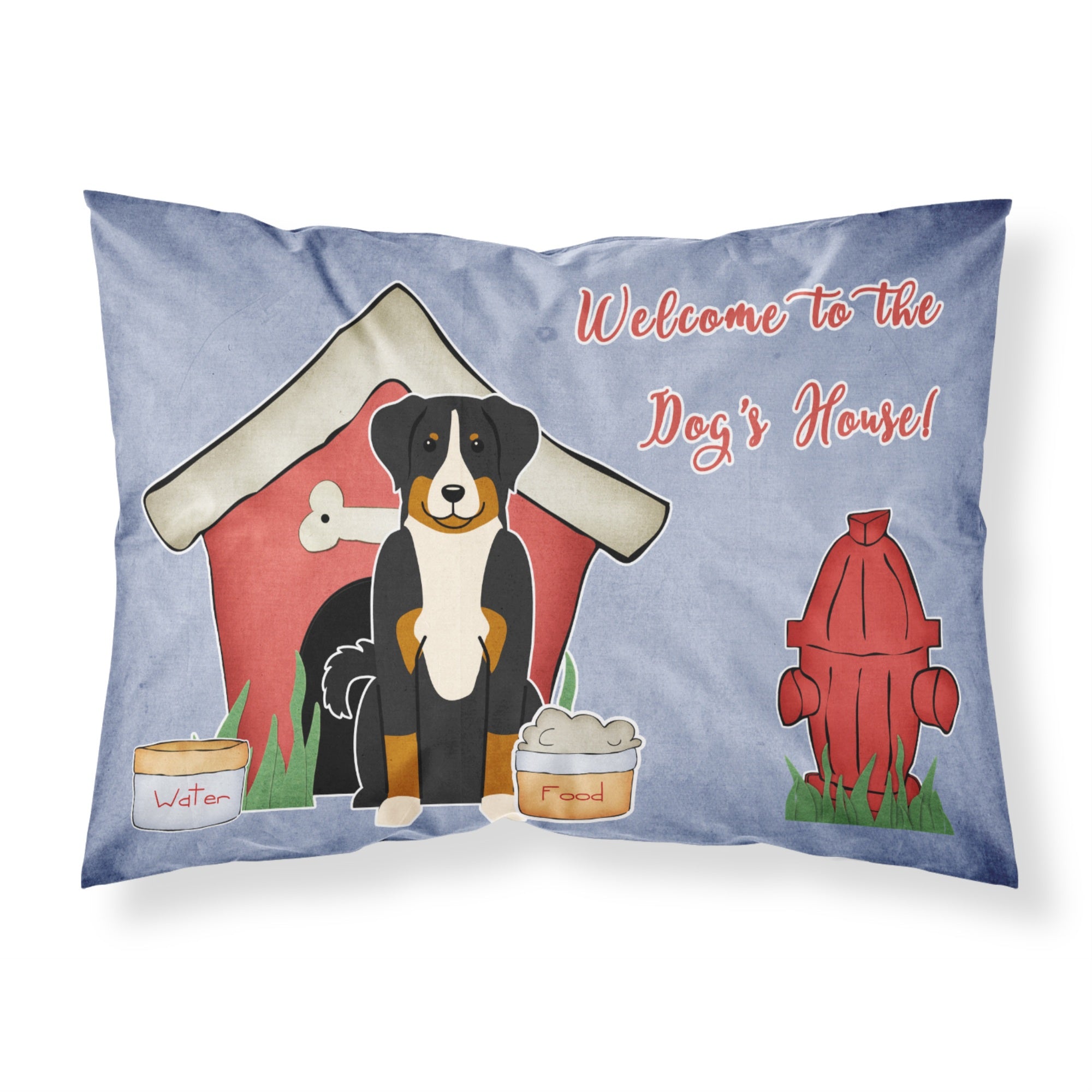'Caroline'S Treasures Dog House Collection Appenzeller Sennenhund Fabric Standard Pillowcase Bb2797Pillowcase, Multicolor'