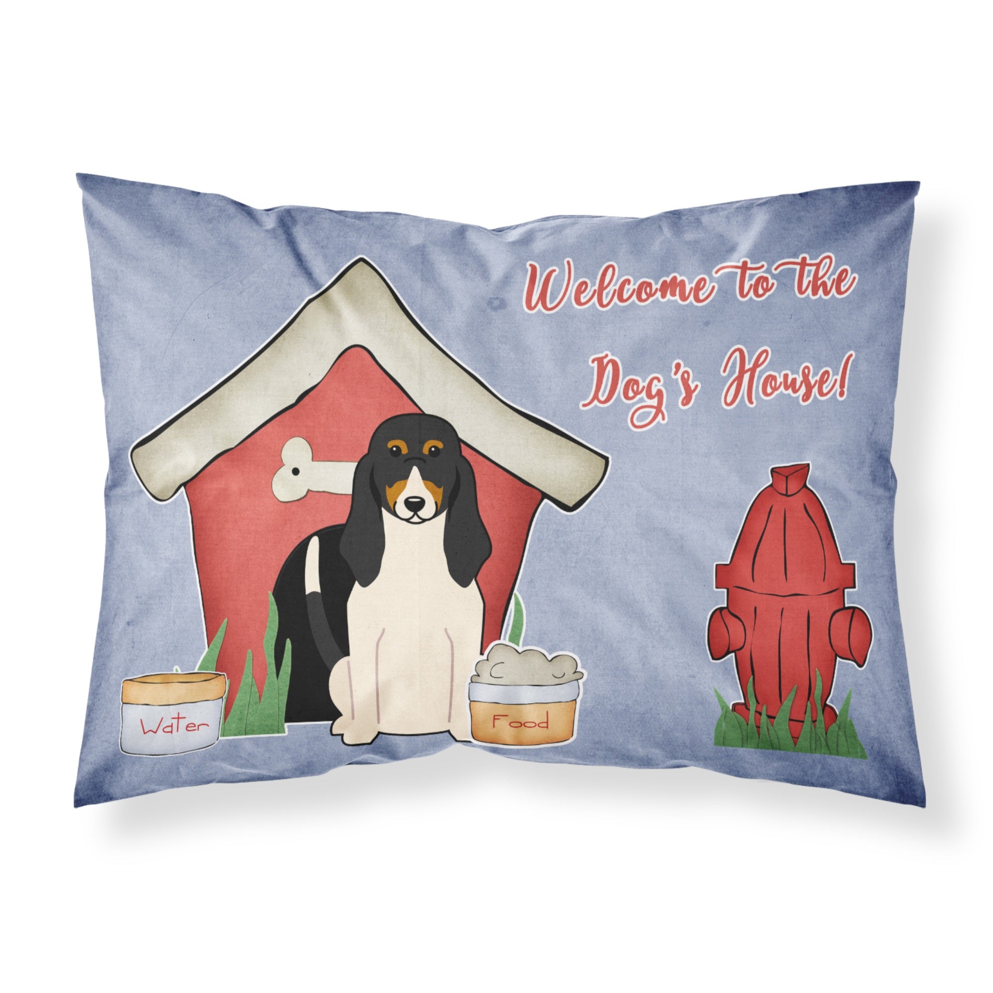 Caroline'S Treasures Dog House Collection Swiss Hound Fabric Standard Pillowcase Bb2798Pillowcase
