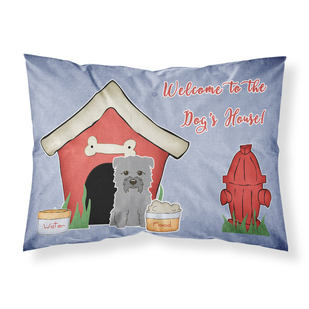 'Caroline'S Treasures Dog House Collection Glen Of Imal Grey Fabric Standard Pillowcase Bb2813Pillowcase, Multicolor'