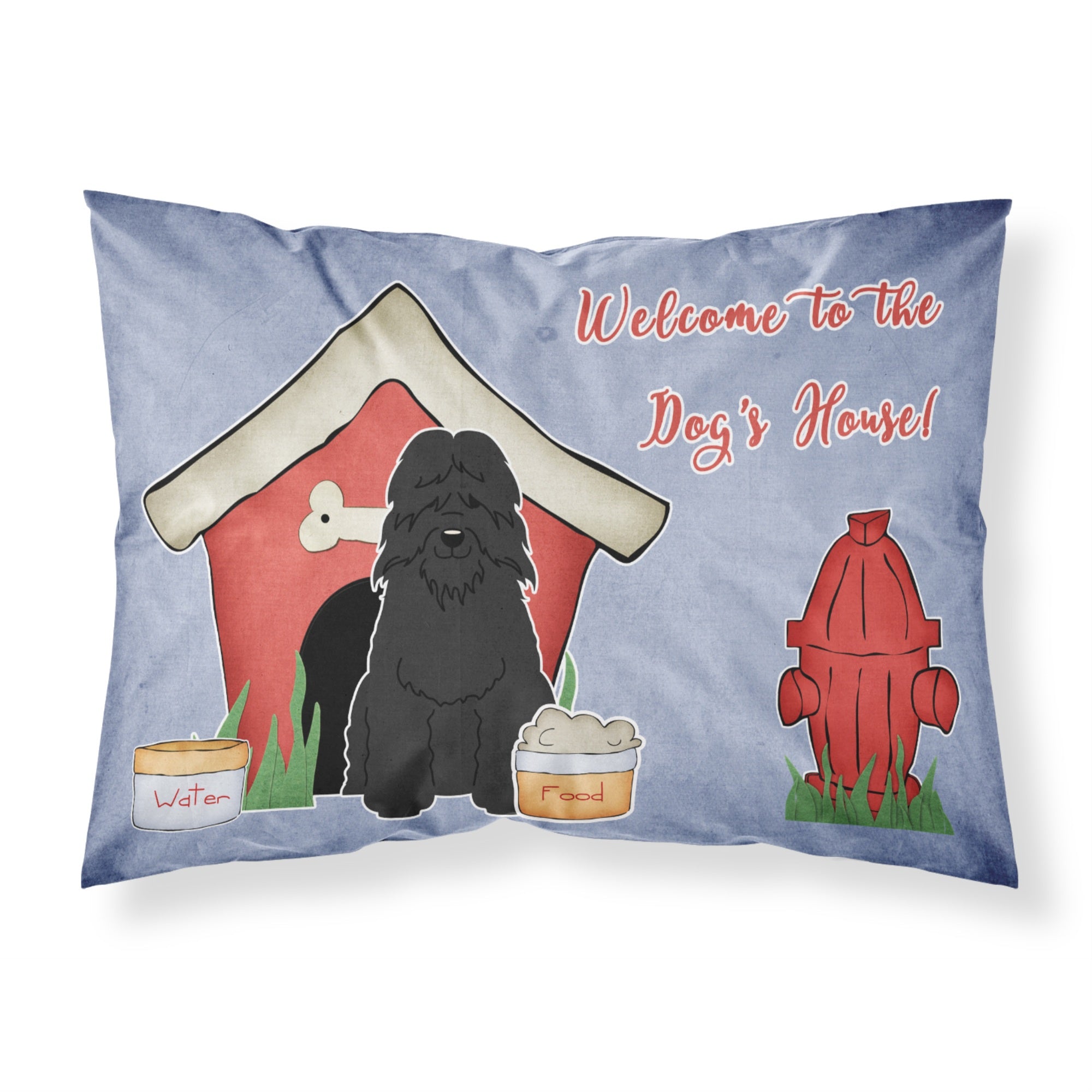 'Caroline'S Treasures Dog House Collection Bouvier Des Flandres Fabric Standard Pillowcase Bb2828Pillowcase, Multicolor'