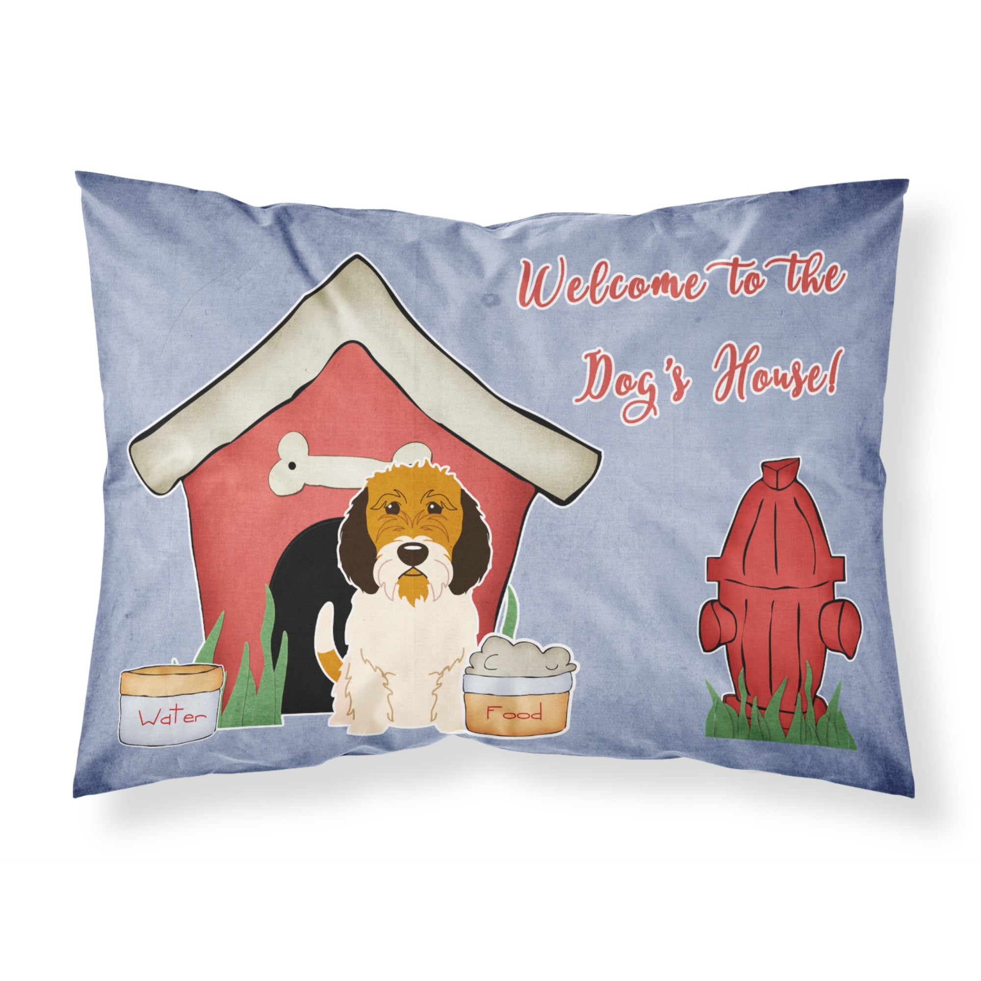 Caroline'S Treasures Dog House Collection Petit Basset Griffon Veenden Fabric Standard Pillowcase Bb2833Pillowcase