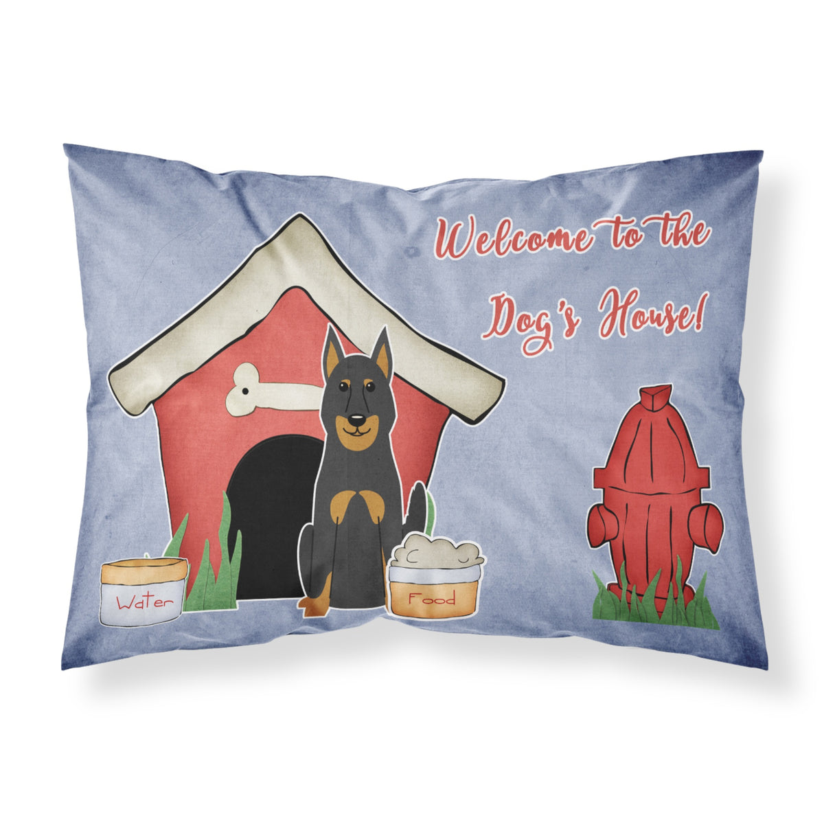 'Caroline'S Treasures House Collection Beauce Shepherd Dog Fabric Standard Pillowcase Bb2834Pillowcase, Multicolor'