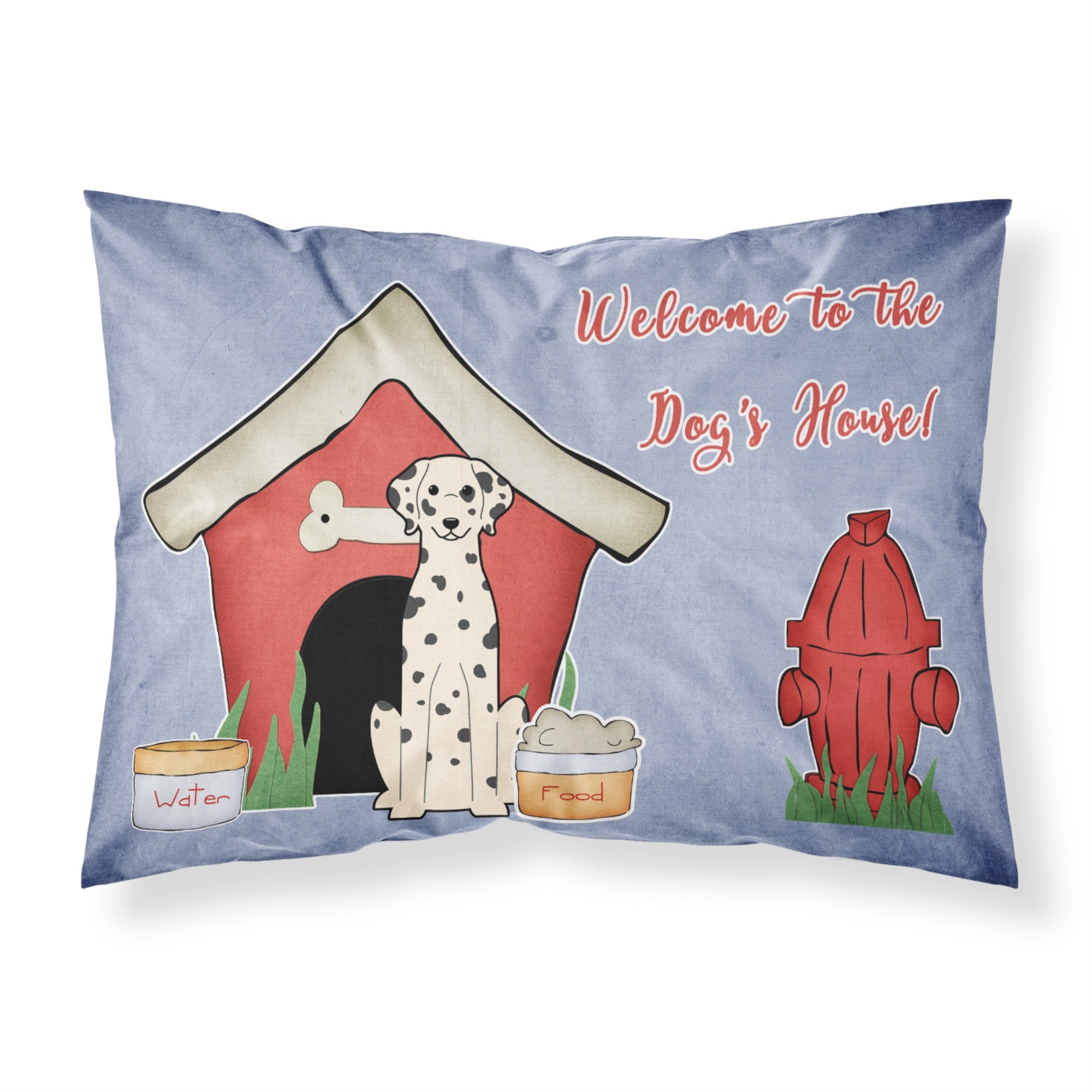 'Caroline'S Treasures Dog House Collection Dalmatian Fabric Standard Pillowcase Bb2851Pillowcase, Multicolor'