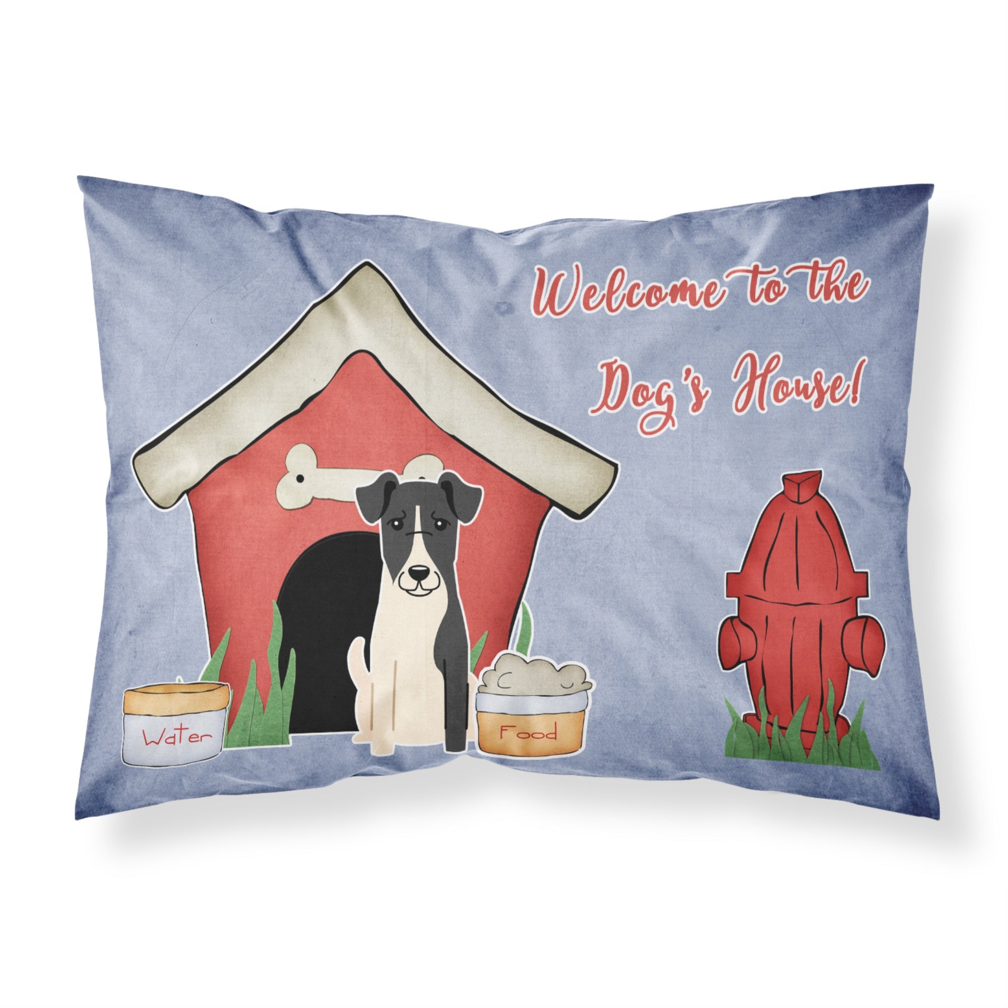 'Caroline'S Treasures Dog House Collection Smooth Fox Terrier Fabric Standard Pillowcase Bb2852Pillowcase, Multicolor'