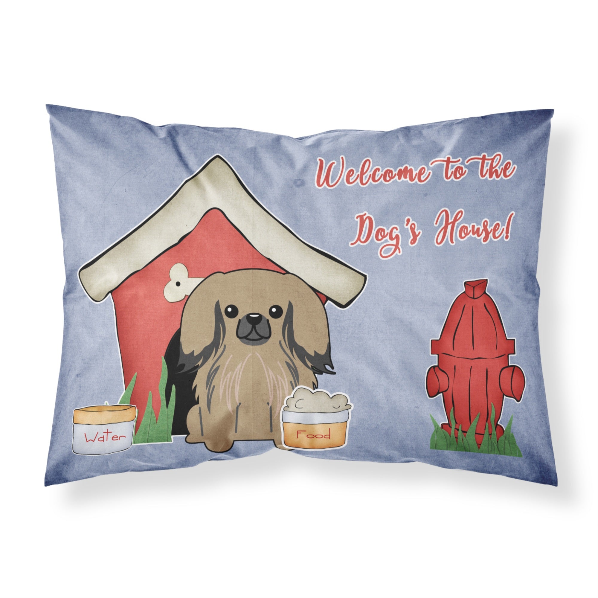 'Caroline'S Treasures Dog House Collection Pekingnese Tan Fabric Standard Pillowcase Bb2856Pillowcase, Multicolor'