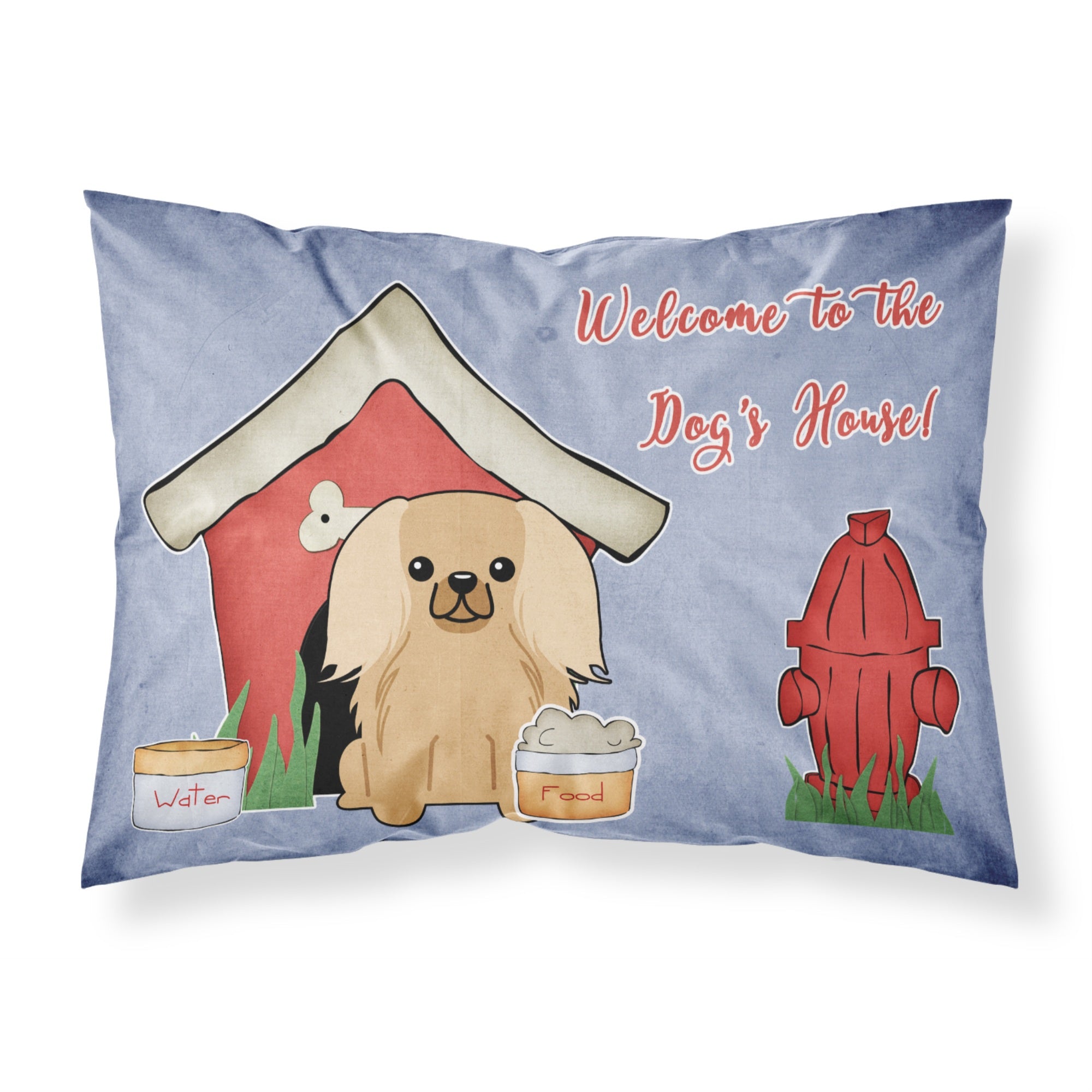 'Caroline'S Treasures Dog House Collection Pekingnese Fawn Sable Fabric Standard Pillowcase Bb2858Pillowcase, Multicolor'
