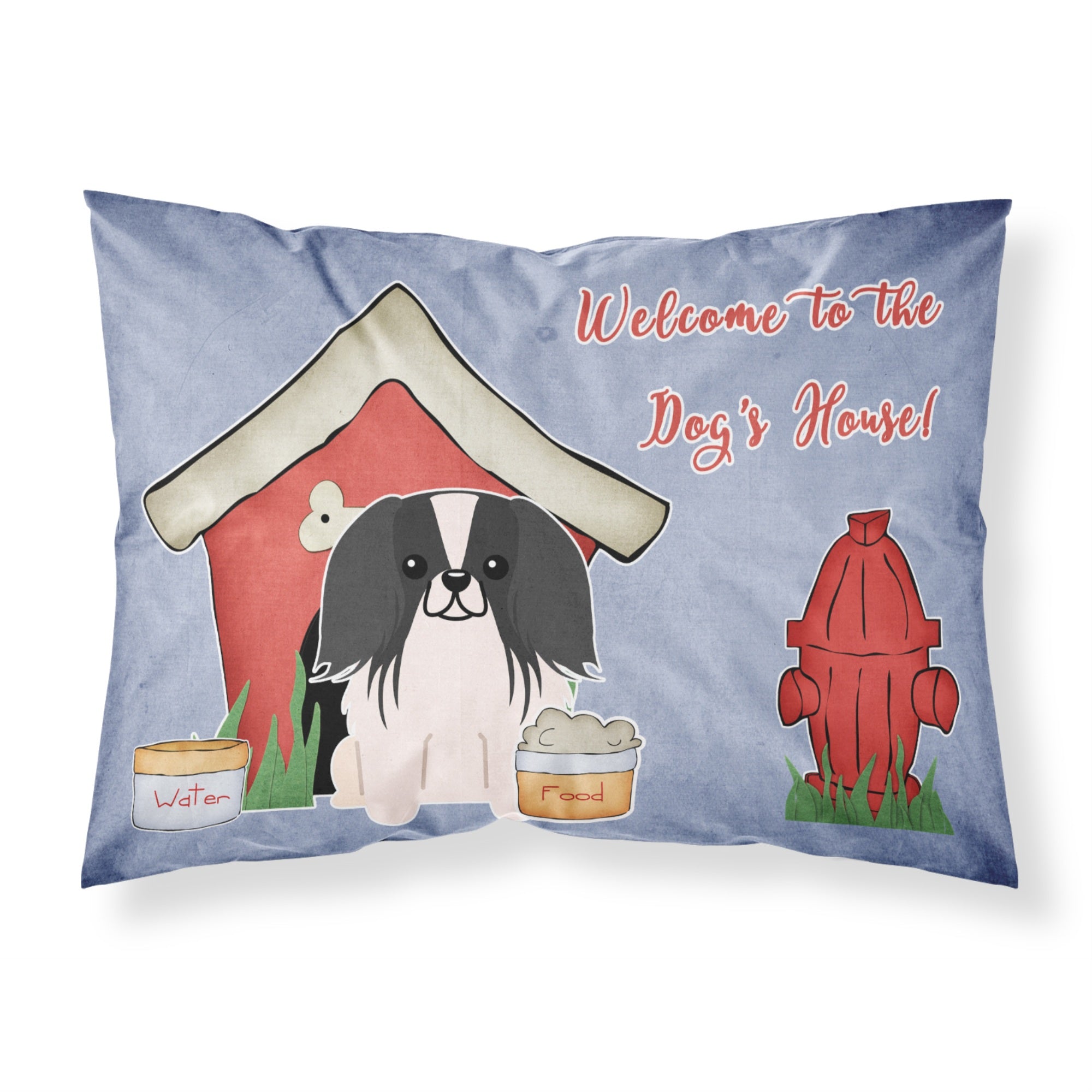 'Caroline'S Treasures Dog House Collection Pekingnese Black White Fabric Standard Pillowcase Bb2859Pillowcase, Multicolor'