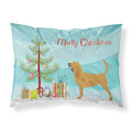 Caroline'S Treasures Christmas Tree Bloodhound Merry Fabric Standard Pillowcase Bb2902Pillowcase