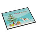 CarolineS Treasures Greyhound Merry Christmas Tree Indoor Or Outdoor Mat 18X27 Bb2923Mat 18 Inch  Inch  X 27 Inch  Inch  Multicolor