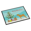 CarolineS Treasures Shar Pei Merry Christmas Tree Indoor Or Outdoor Mat 18X27 Bb2970Mat 18 Inch  Inch  X 27 Inch  Inch  Multicolor