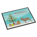 CarolineS Treasures Neapolitan Mastiff Merry Christmas Tree Indoor Or Outdoor Mat 24X36 Bb2983Jmat 24 Inch  Inch  X 36 Inch  Inch  Multicolor
