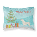 Caroline'S Treasures Christmas Tree Anatolian Shepherd Merry Fabric Standard Pillowcase Bb2995Pillowcase