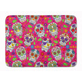 Carolines Treasures Day of the Dead Pink Floor Mat, 19 x 27, Multicolor