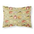 'Caroline'S Treasures Cheeses Pillowcase, Standard, Multicolor'