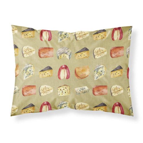 'Caroline'S Treasures Cheeses Pillowcase, Standard, Multicolor'