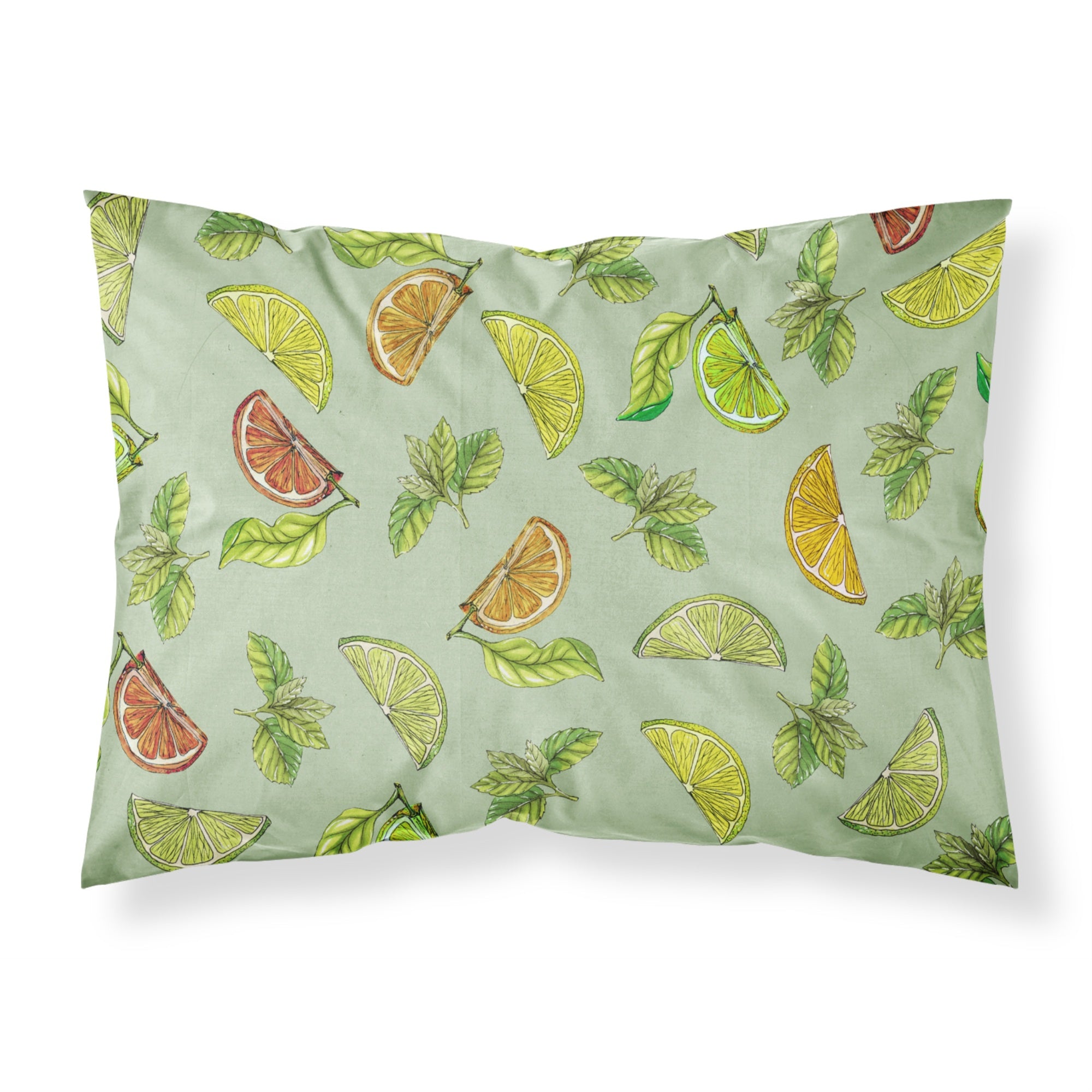 'Caroline'S Treasures Lemons, Limes And Oranges Pillowcase, Standard, Multicolor'