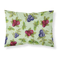 'Caroline'S Treasures Berries In Green Pillowcase, Standard, Multicolor'