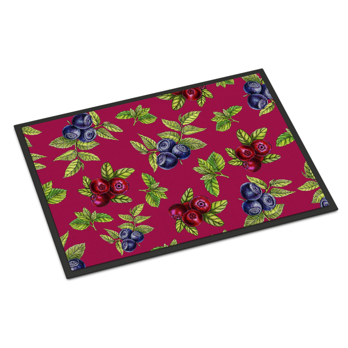 CarolineS Treasures Berries Doormat 18 Inch  Inch  H X 27 Inch  Inch  W Multicolor