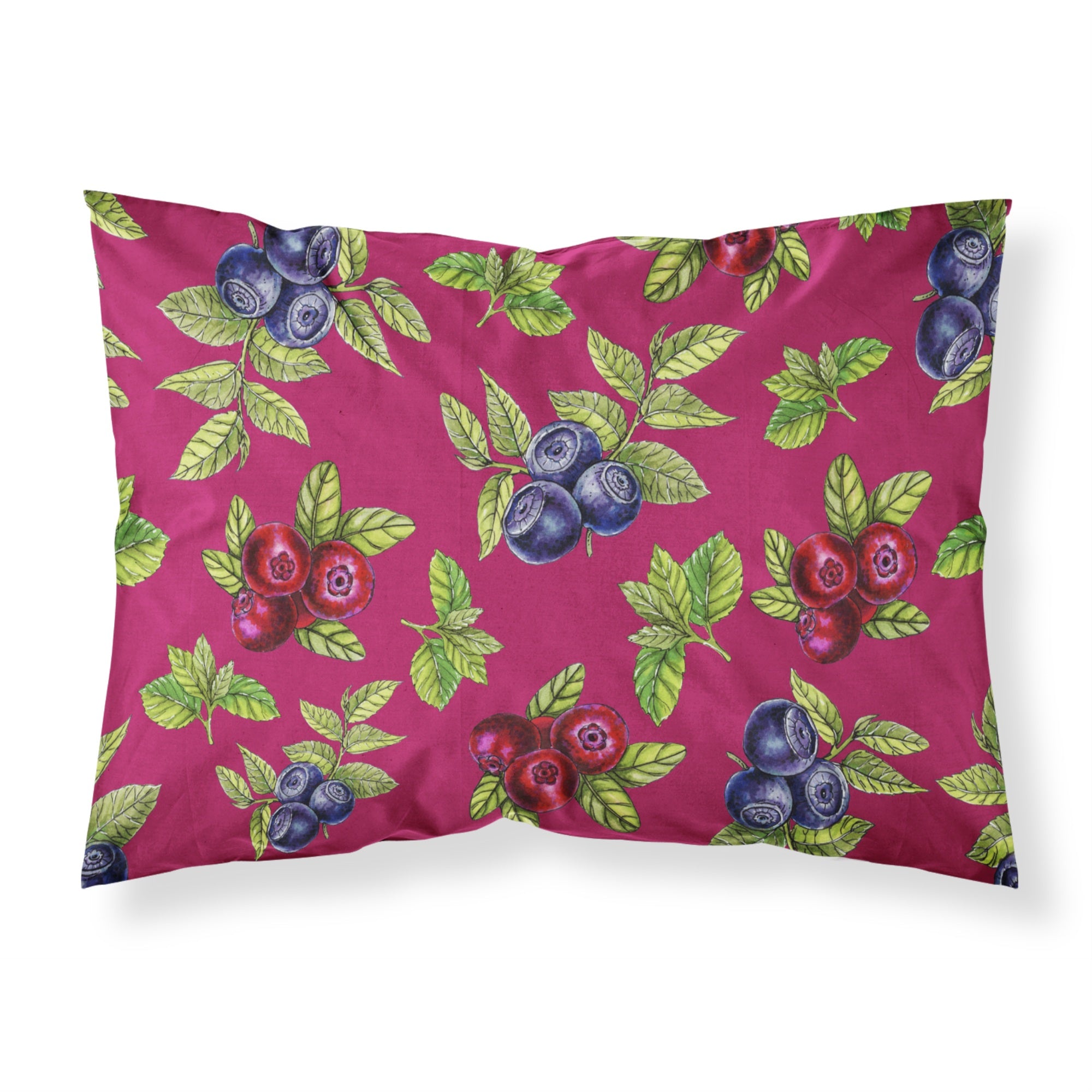 'Caroline'S Treasures Berries Pillowcase, Standard, Multicolor'