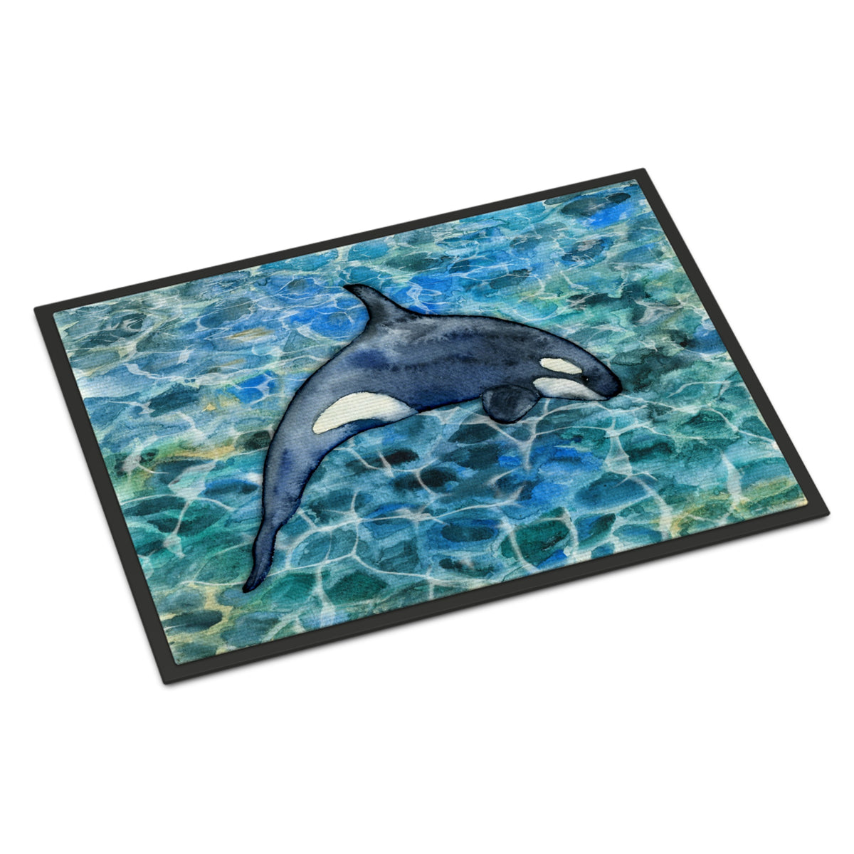 CarolineS Treasures Killer Whale Orca #2 Doormat 18 H X 27 W Inch  Inch  Multicolor