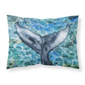 'Caroline'S Treasures Whale Tail Pillowcase, Standard, Multicolor'