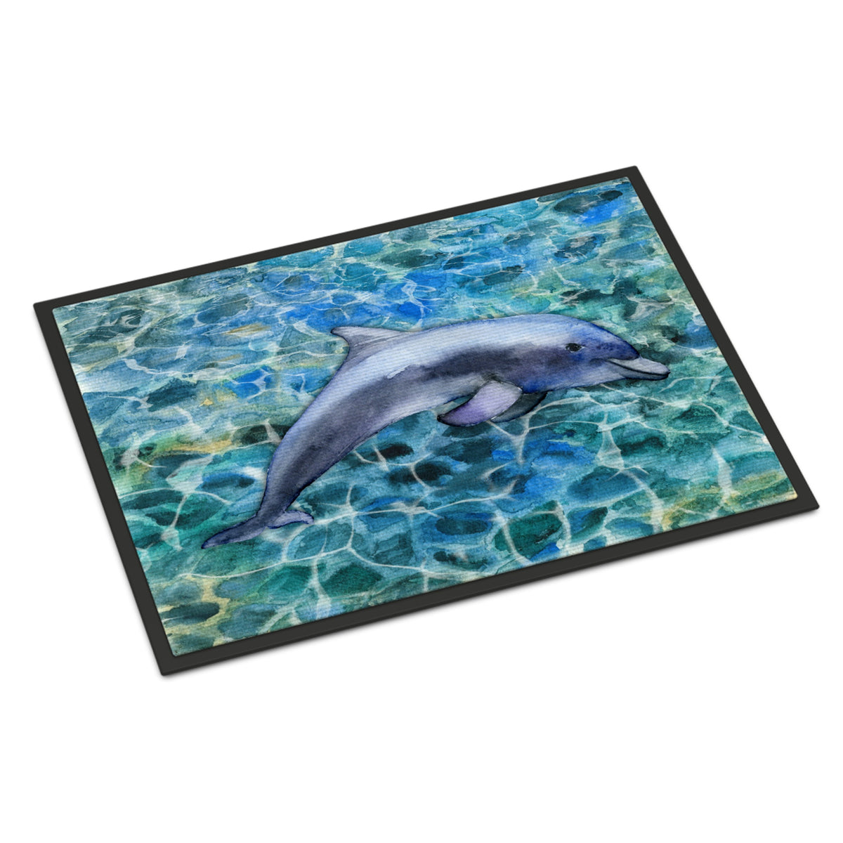 CarolineS Treasures Dolphin Doormat 24 H X 36 W Inch  Inch  Multicolor