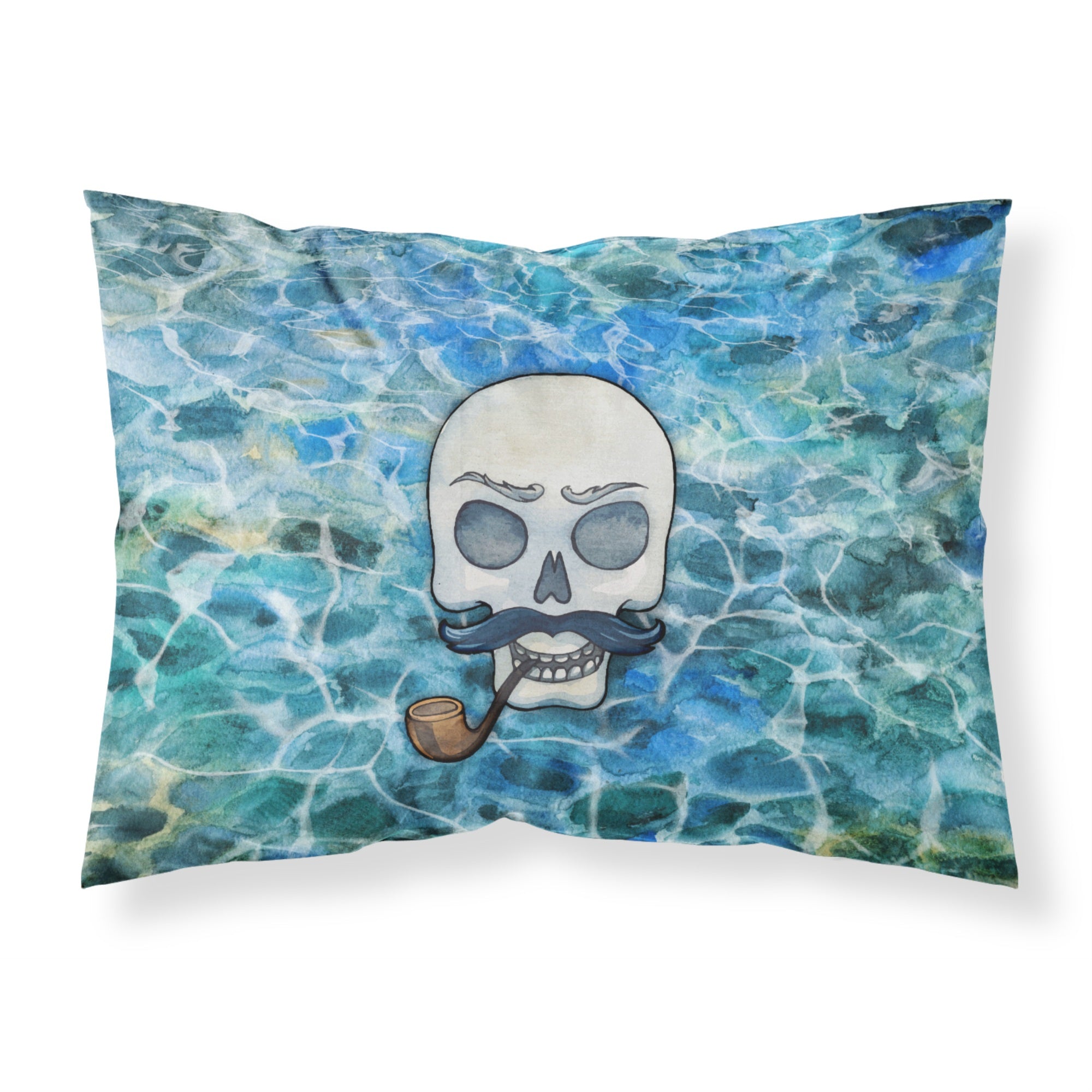 'Caroline'S Treasures Skeleton Skull Pirate Pillowcase, Standard, Multicolor'