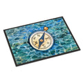 CarolineS Treasures Compass Doormat 24 H X 36 W Inch  Inch  Multicolor