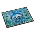 CarolineS Treasures Shark Doormat 18 H X 27 W Inch  Inch  Multicolor