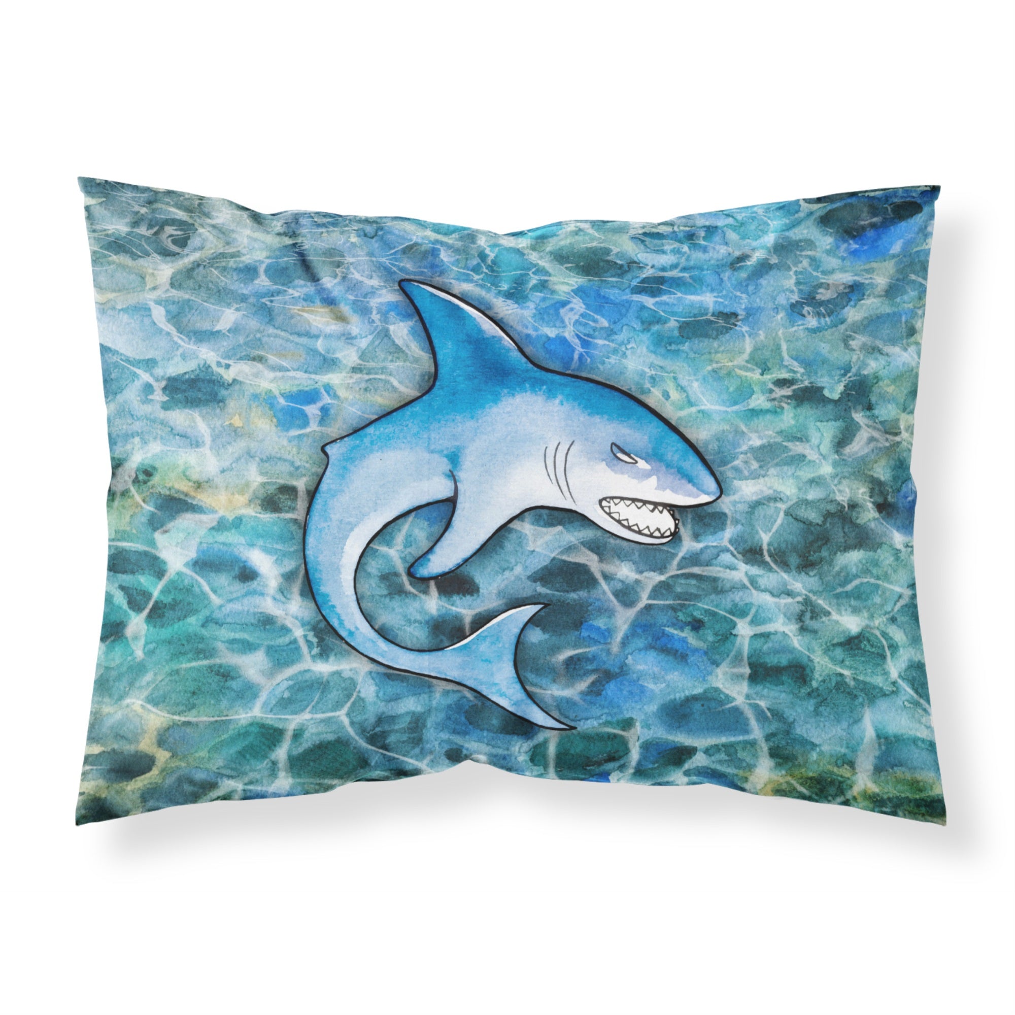 'Caroline'S Treasures Shark Pillowcase, Standard, Multicolor'