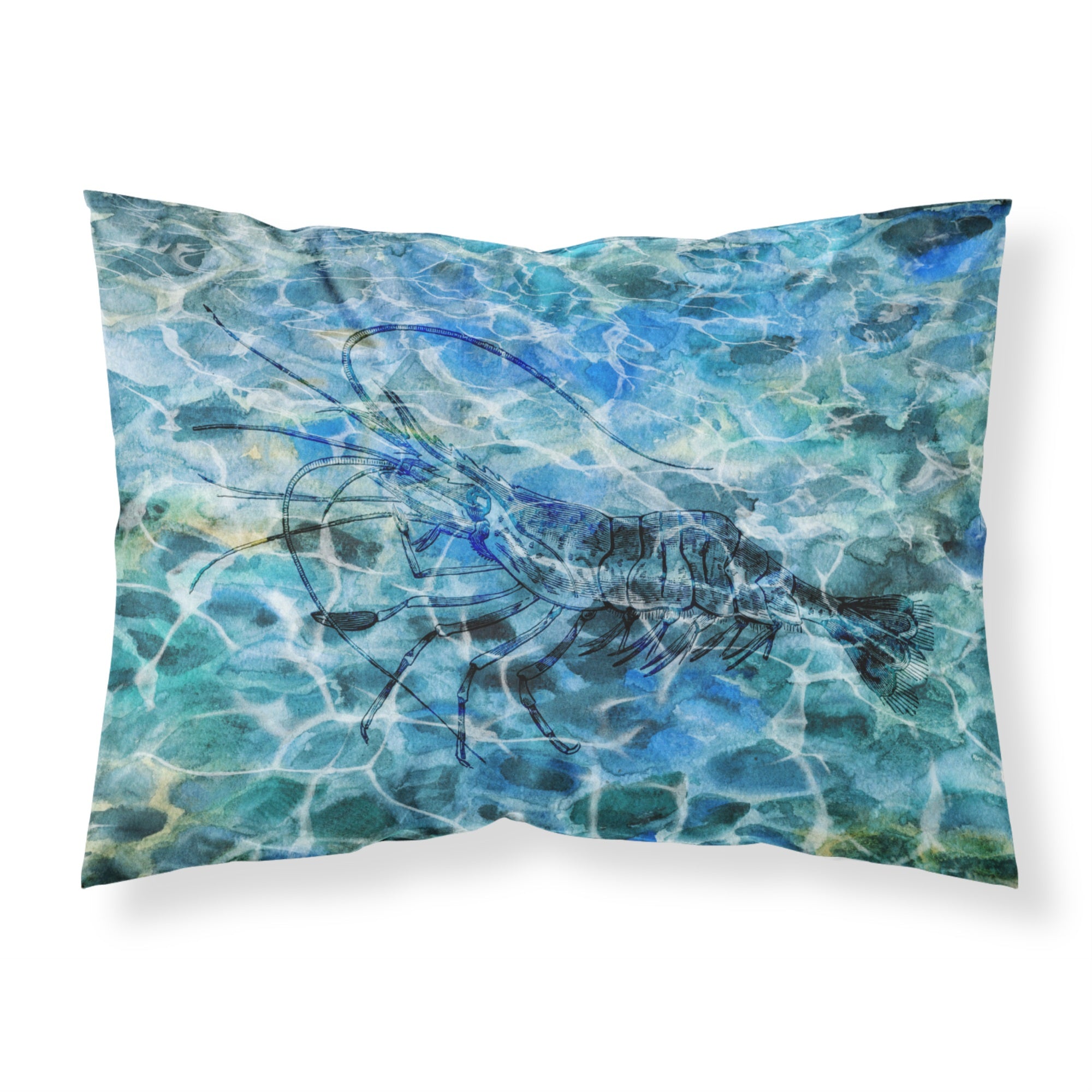 'Caroline'S Treasures Shrimp Under Water Pillowcase, Standard, Multicolor'